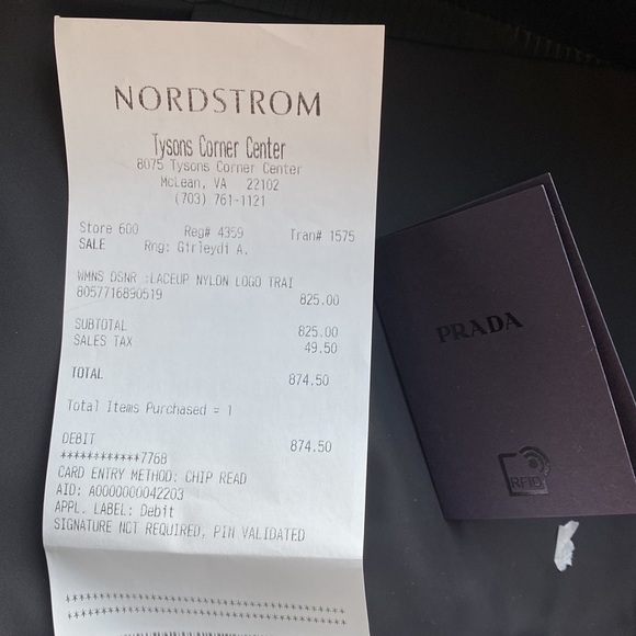 Prada Re-Nylon Sneakers 1000% Authenticated - 37 1/2 Please Read Description - Picture 13 of 16